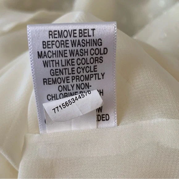 Apt 9 Semi Sheer Swiss Dot Feminine Blouse - Picture 10 of 10